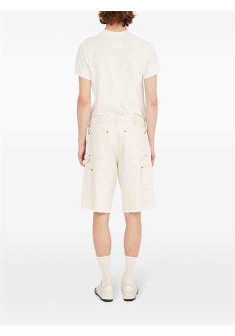 stud denim short uomo ecru MAISON MARGIELA | S50MU0082 M35261103
